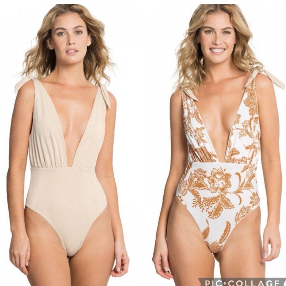 MAAJI Nacar Faena Metallic One-Piece
Swimsuit, XS